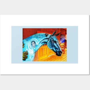 Blue Horse Posters and Art